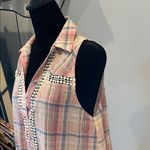 Soiéblu Sleeveless Plaid Ruffle Hem Dress Photo 2