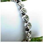 Swavorski Swarovski Bezel Set Clear Crystal tennis Bracelet Photo 3