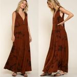 POL  Hand Dyed Bohemian Wool Blend Maxi Dress Photo 1