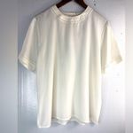 Casual Corner 12 Vintage Cutwork Trim Short Sleeve Blouse in Ivory Photo 6