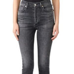 Citizens of Humanity  Jeans Women 25 Washed Black Olivia‎ High Rise Slim Ankle Photo 0