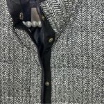 Banana Republic Herringbone Print Snap Puffer Vest Size L Photo 5