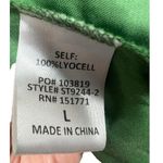 Le lis NWT ‎ Button Down Long Sleeve Blouse Top Kelly Green L Photo 11