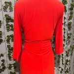 Emma & Michele Red simple formal dress Photo 4