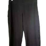Nike Pants Women’s Small Mid rise Black Active Running Workout Casual Ba… Photo 1
