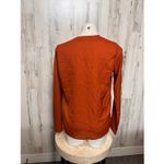 Truth NYC Rust Orange Lace-Up Blouse Women’s Size M Photo 6