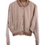 Free People  Hollaback Bomber Jacket Snap Front XS‎ New Photo 0