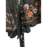 About A Girl Embroidered Shorts Smocked Waist Bohemian Festival Black Size S Photo 4