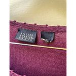 Hillard & Hanson VTG Grannycore Sweater Set 1x Plum Purple Shirt Cardigan Crochet Holiday Nye Photo 1