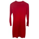 Melrose Chic NWT New York Red sweater dress beaded keyhole chest crew neck mediu Size M Photo 1