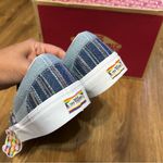 Vans  off the wall denim jeans slip on shoes sneakers women’s 8.5 new Photo 3