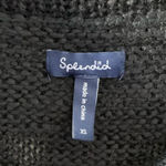 Splendid Black Wool Blend Shrug/Poncho Photo 2