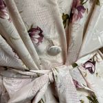 Vintage California Dynasty Romantic Light Pink Floral NightGown Robe Size Large Photo 10