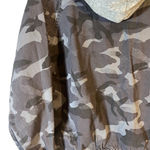 Supplies Gray Camo Hooded Full Zip Front Jacket Women Sz S Photo 11