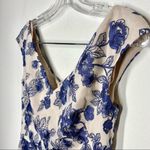 Gal Meets Glam Rosemary Floral Embroidered Midi Dress Sz 2 Photo 2