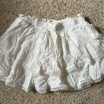 Pink Lily white ruffle skirt Photo 0