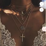 Bohomoon Gold Choker Necklace Photo 0