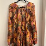 ALC Frank A.L.C. Valentina Gathered Floral-Print Silk-Crepon Maxi Dress 6 Photo 5