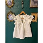 Ulla Johnson  Ivory Cream Elena Top Sz 4 Photo 1