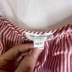 Beach Lunch Lounge Bell Statement Sleeve Blouse Striped Cold Shoulder Size XS Photo 8