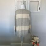 Premise  Gray and Cream Striped Cashmere Sweater Photo 2