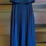 Jill Stuart Jill  Blue Pleated Dress Gown Photo 0