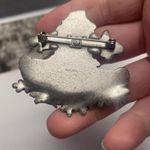 Signed AJMC Pumpkin Time Scarecrow Costume Brooch /Pin Silver Photo 7