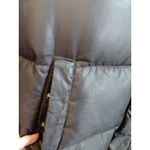 Polo Jeans Co Ralph Lauren Down Feather Puffer Jacket Fur Hood Women M Black Size M Photo 4