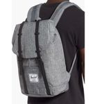 Herschel Supply Company Herschel Supply Co. "Retreat' Little America Backpack, Gray/Black NWT Photo 4