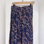 lascana Blue Printed Leopard Wide Leg Pull On Pants Size 4 Resort Wear‎ Photo 2