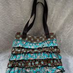 Vera Bradley Cha Cha ruffled handbag Totally Turquoise Photo 0