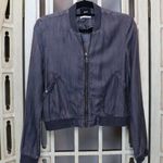 Urban Outfitters Uraban OutfittersâBDG Gray Chambray Drapey BomberâJacket Photo 1