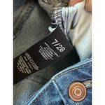 BCBGMAXAZRIA  Low Rise Baggy Flare Jeans Blue Wash Size 7 28 Photo 5