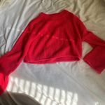 Target Pink Long Sleeve Cropped Sweater Photo 0