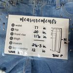 INC Denim high rise fashion basics shorts, embellished frayed hem, size 12 Photo 10