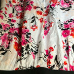 B. Smart B. Sweet: Pink & Black Floral Dress- Cotton Blend- 8 Photo 4