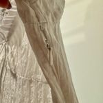 SheIn LWD White Textured Mini Dress Ties in front off or on shoulder Dainty Photo 3