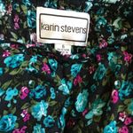 Karin Stevens Black Floral Maxi Dress Photo 1