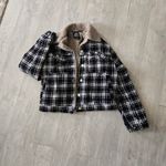 Urban Outfitters  Jacket Plaid  Fleece Lined BDG Sherpa Corduroy Coat Size Medium Photo 1