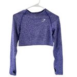 Gymshark NEW Vital Seamless Long Sleeve Crop in Indigo
Marl Photo 2