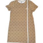 Tory Burch Cotton Basketweave T-Shirt Cotton Shift Logo Dress Photo 10