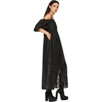 Hofmann Copenhagen Angele black dress Sz 2 Sheer Empire Button Whimsigoth Witch Photo 1