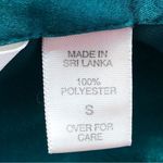 Victoria's Secret Women's Teal Green Chemise Dress SMALL Collared Long Sleeve Photo 7