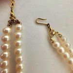 1928 faux pearl rhinestone choker necklace Photo 2