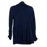 Nic+Zoe Womens Size Medium Black Stretch Cowl Neck Pullover Sweater Photo 3