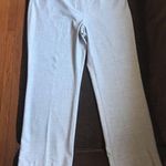 Loft Gray Pleated Long Wide Leg Stretch Business Pants 12P Photo 0