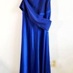 Ted Baker  Dress Dark Blue Ivena Asymmetric Knit Bodice w/ Satin Skirt Sz 12 NWT Photo 11
