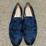 Badgley Mischka Blue Paisley Flats Size 8 Photo 0