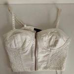 Material Girl White crop top  Photo 0