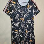 Adidas Farm Rio Black With Orange Butterfly Athleisure Dress Photo 0